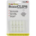 StikkiCLIPS™ Removable Reusable Adhesive Clips – 20ct