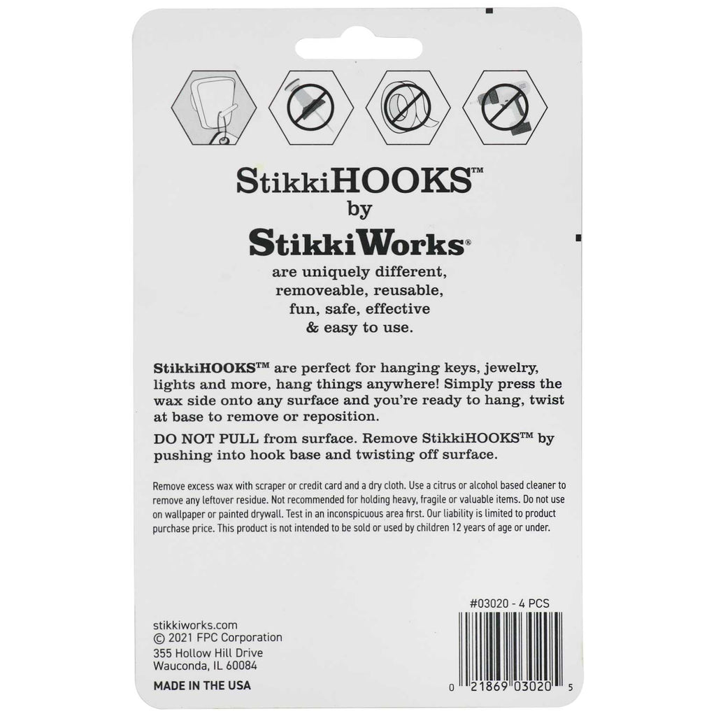 StikkiHOOKS™ 4ct