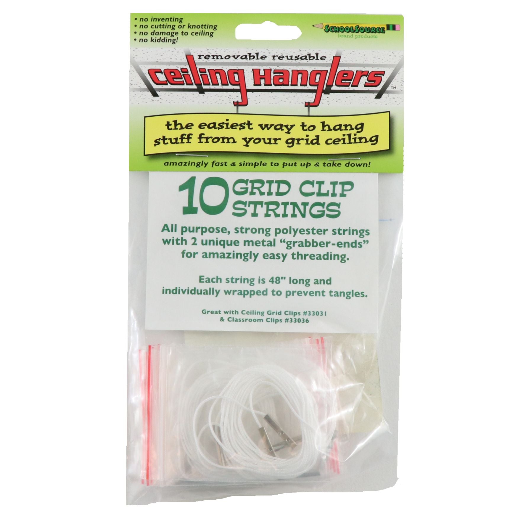 Grid Clip Strings™, 10ct (33034)