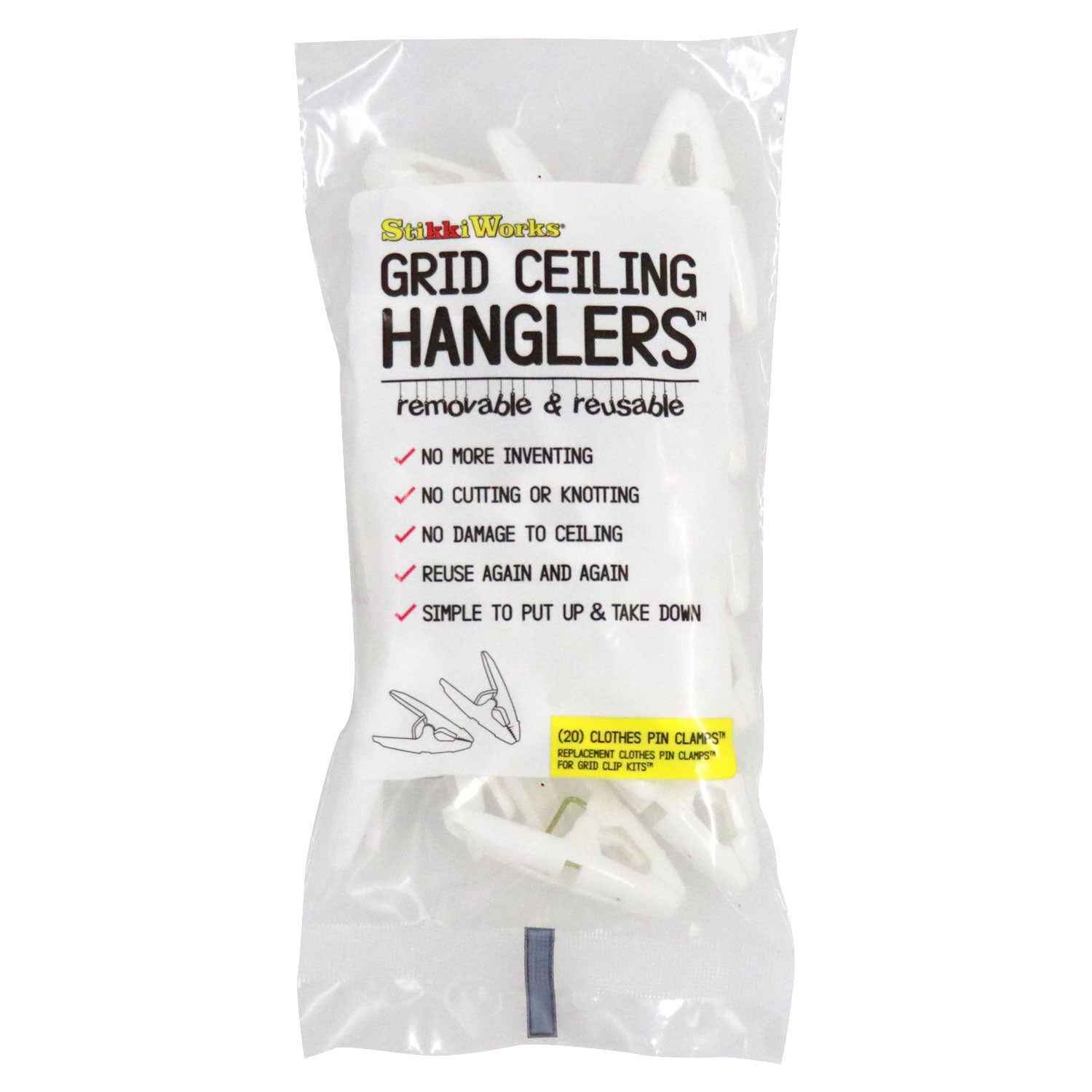 Clothes Pin Clamps™, 20ct (33036)