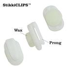 StikkiCLIPS™ Removable Reusable Adhesive Clips – 20ct