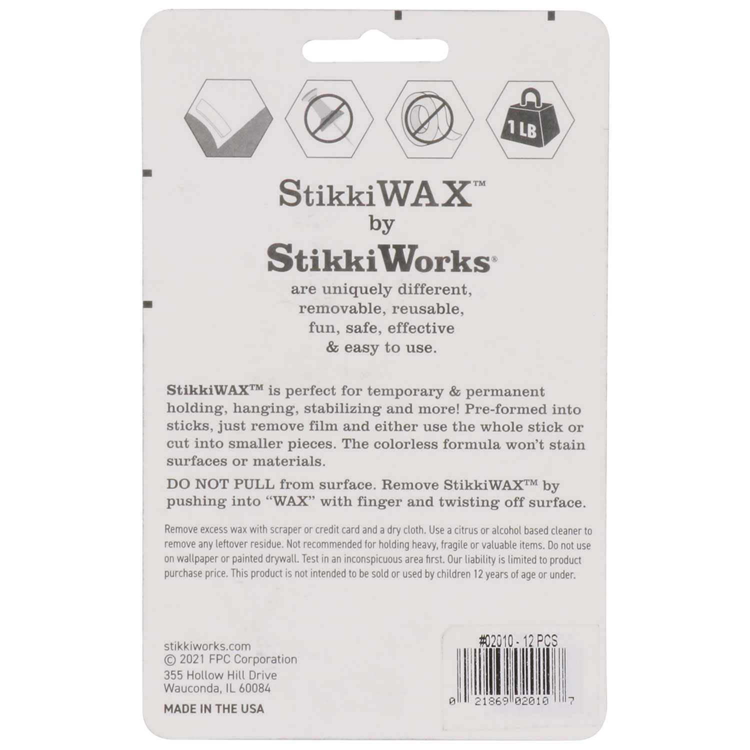 StikkiWAX™ Sticks 60ct (02000-60)
